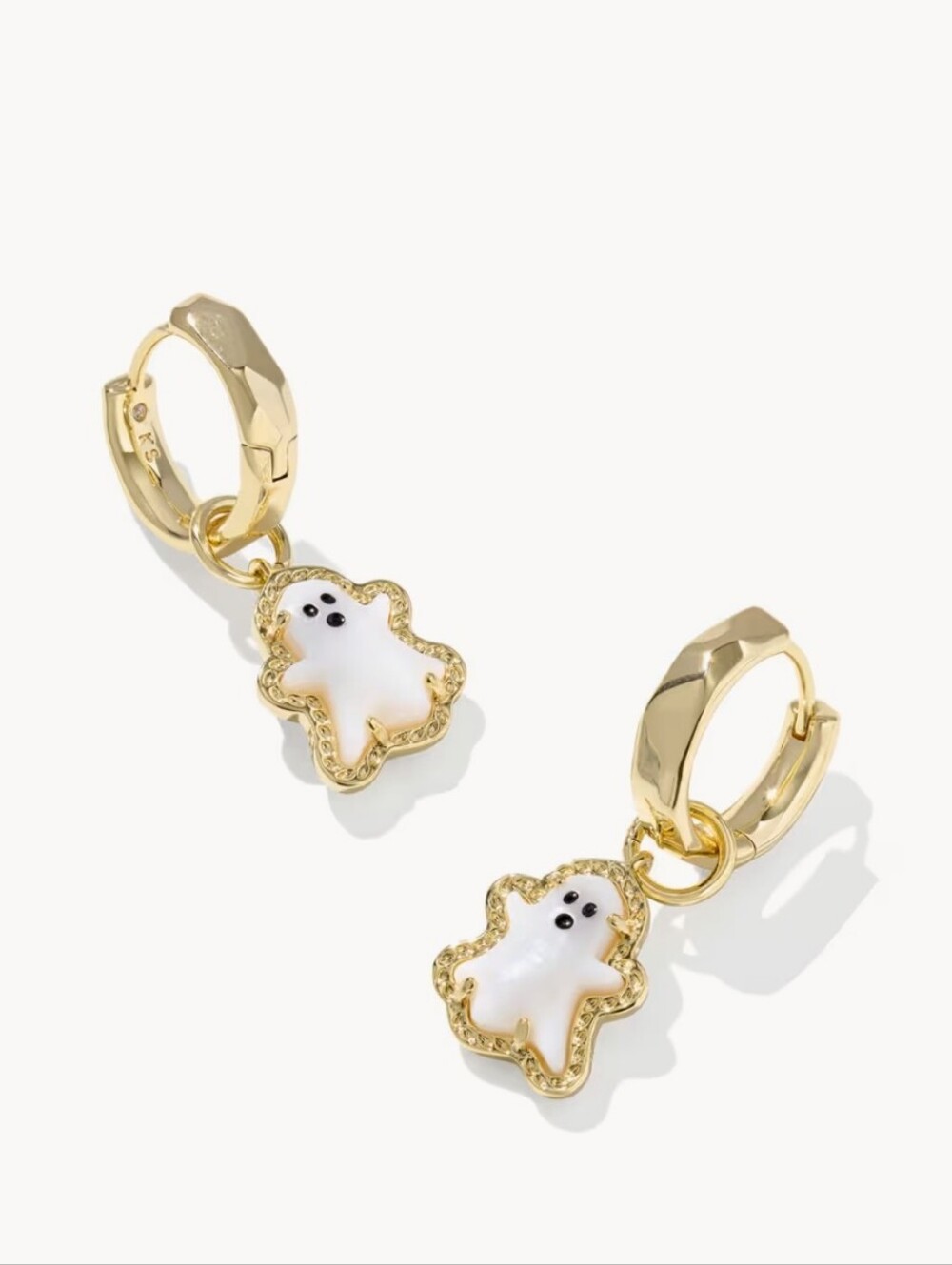 Kendra Scott Ghost Huggie Earrings